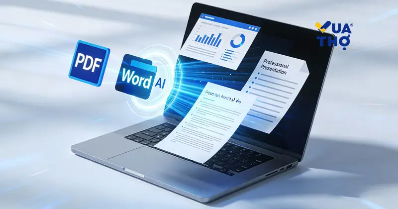 C&aacute;ch Agnes AI chuyển đổi t&agrave;i liệu PDF v&agrave; Word th&agrave;nh slide b&agrave;i thuyết tr&igrave;nh b&agrave;i bản.