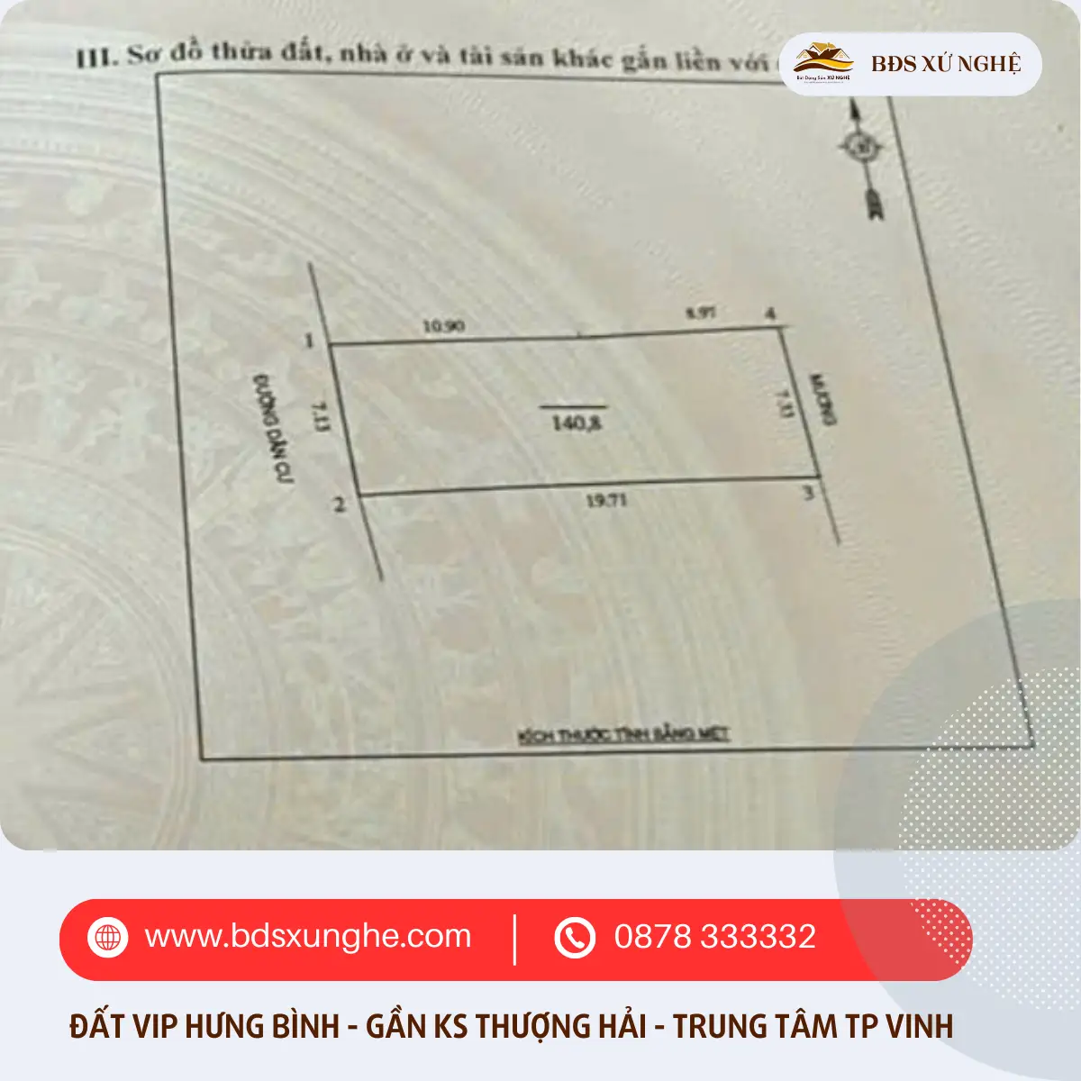 Bán Đất VIP Hưng Bình - Vị trí đắc địa tại TP Vinh