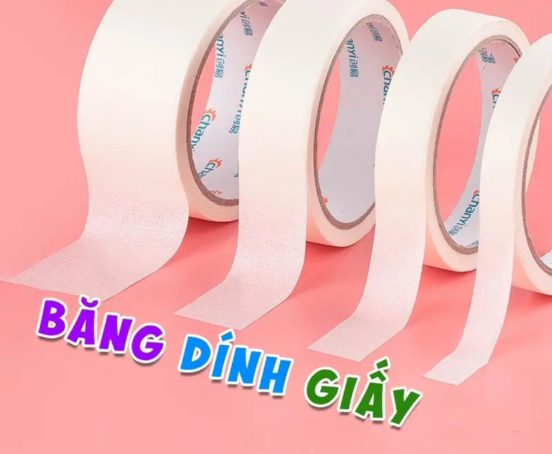 Băng keo giấy – Vật Dụng Đa Năng Không Thể Thiếu Trong Cuộc Sống Hiện Đại