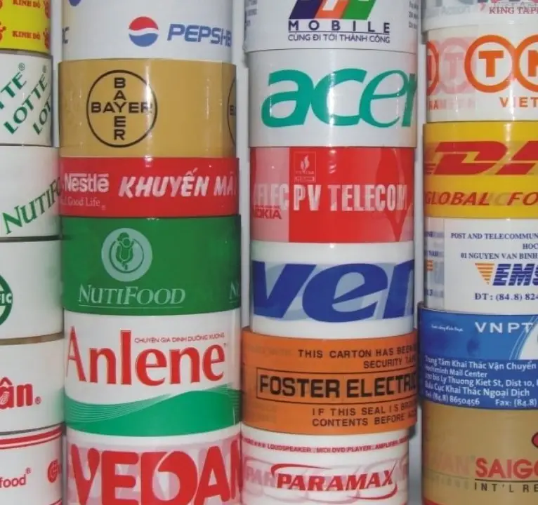 Băng keo in chữ – Giải pháp tối ưu cho thương hiệu và chiến lược marketing hiện đại