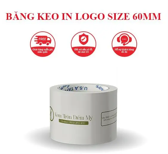 Băng keo in logo – Công cụ quảng cáo sáng tạo giúp nâng cao thương hiệu doanh nghiệp