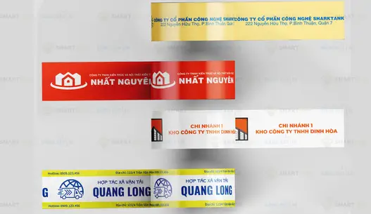 Băng keo in logo số lượng ít - Giải pháp sáng tạo nâng tầm thương hiệu cho doanh nghiệp nhỏ