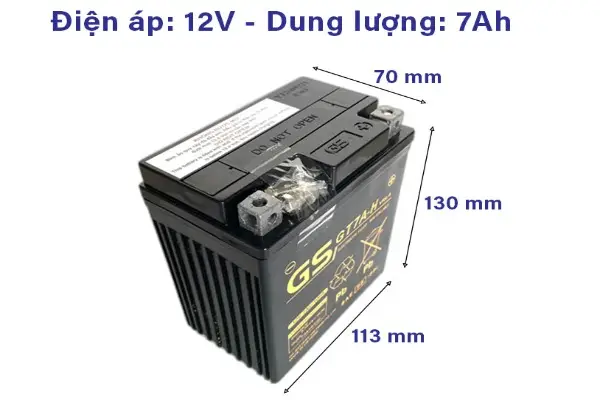Bình ắc quy 7ah dùng cho xe nào? Mua ở đâu?