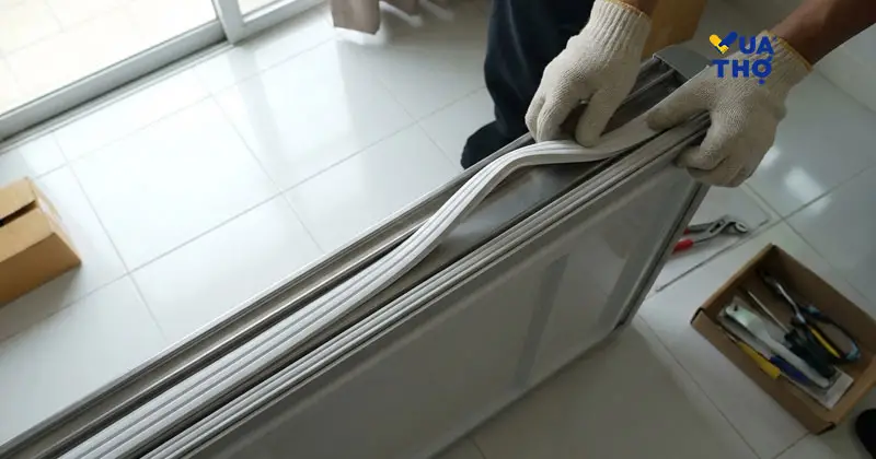 c&aacute;ch sửa gioăng tủ lạnh bị r&aacute;ch tại nh&agrave; đơn giản