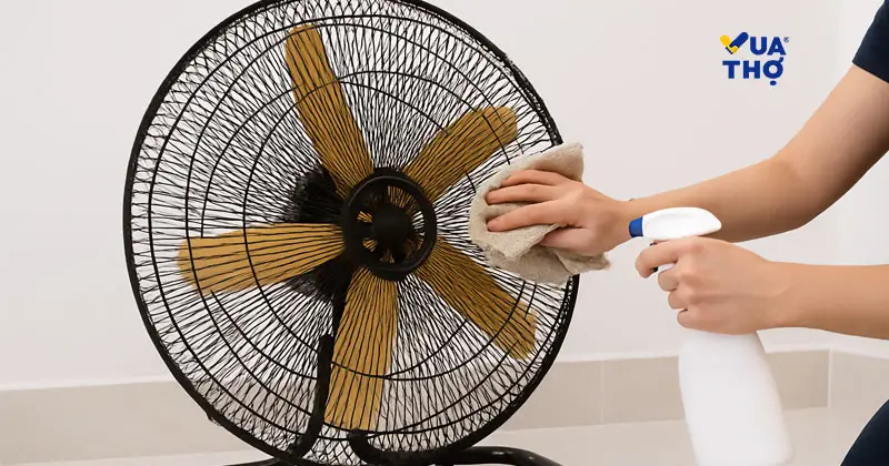 c&aacute;ch vệ sinh quạt điện an to&agrave;n