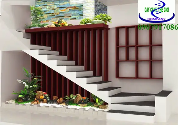 Tiểu cảnh cầu thang