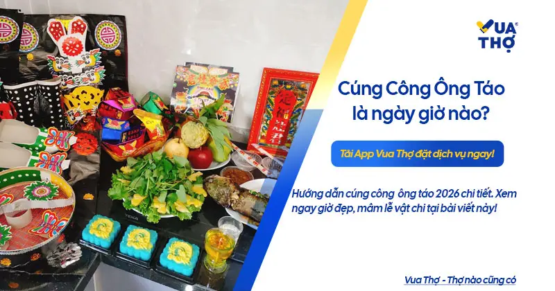 cúng công ông táo ngày nào?