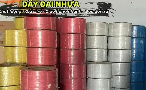 Dây đai nhựa - Giải pháp đóng gói bền vững và tối ưu cho ngành công nghiệp hiện đại