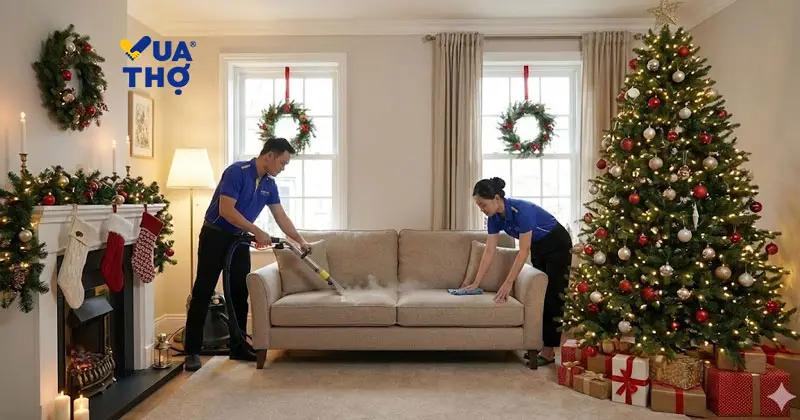 dat-lich-ve-sinh-don-dep-nha-cua-noel