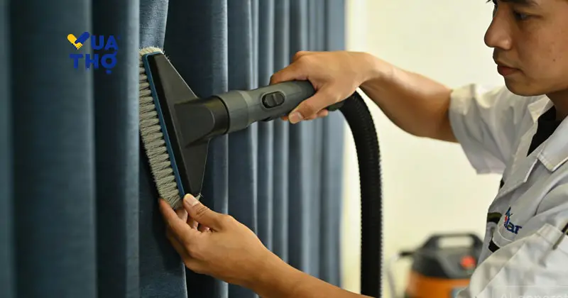 Cách vệ sinh rèm tráng cao su chống nắng an toàn không bị gãy