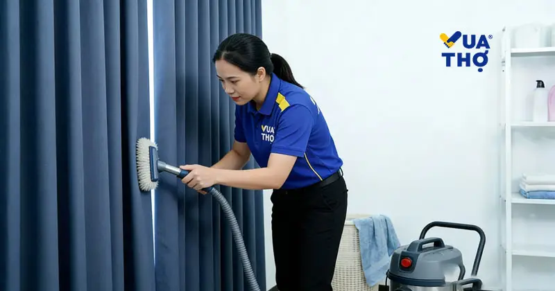 Cách vệ sinh rèm tráng cao su chống nắng an toàn không bị gãy