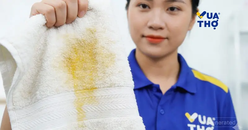 Khăn spa bị bám két dầu massage và tinh dầu là thử thách lớn khi giặt bằng phương pháp thông thường.