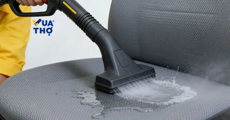 Hút ẩm và sấy khô ghế văn phòng sau khi giặt để đảm bảo khô nhanh.