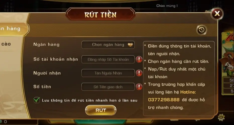 Hướng dẫn Rút Tiền nhà cái VND88 - Những điều bạn cần biết để thực hiện thành công Hướng dẫn Rút Tiền nhà cái VND88 - Những điều bạn cần biết để thực hiện thành công