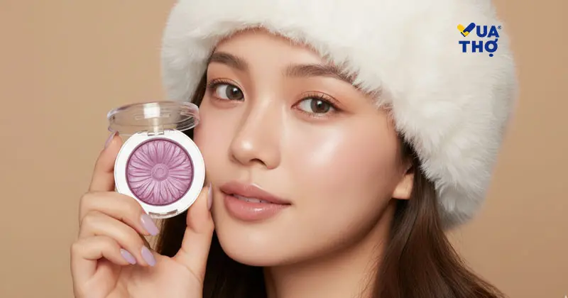 má hồng trang điểm tone lạnh