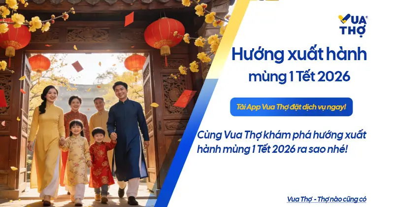 Vua Thợ hỗ trợ bảo tr&igrave; nh&agrave; cửa an to&agrave;n trước khi gia chủ xuất h&agrave;nh.