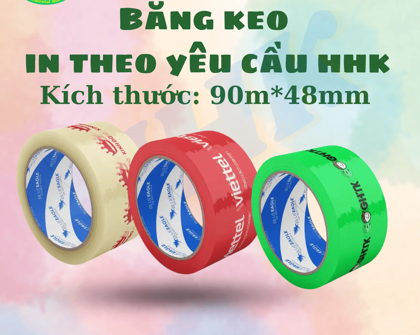 In băng keo logo - Nghệ Thuật Truyền Thông Thương Hiệu Đột Phá Nhờ Công Nghệ In Hiện Đại