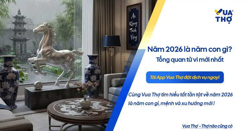 Năm 2026 l&agrave; tuổi B&iacute;nh Ngọ mệnh Thi&ecirc;n H&agrave; Thủy hợp với trang tr&iacute; nội thất m&agrave;u xanh dương v&agrave; trắng bạc.