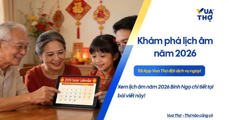 Tổng quan lịch &acirc;m năm 2026 B&iacute;nh Ngọ v&agrave; phong thủy nh&agrave; ở hiện đại.