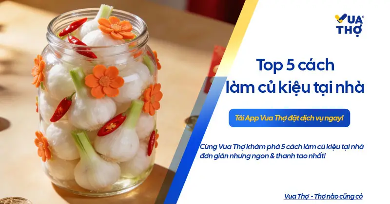 C&aacute;ch l&agrave;m củ kiệu chua ngọt trắng gi&ograve;n cho ng&agrave;y Tết.