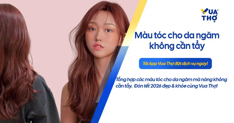 màu tóc cho da ngăm không tẩy