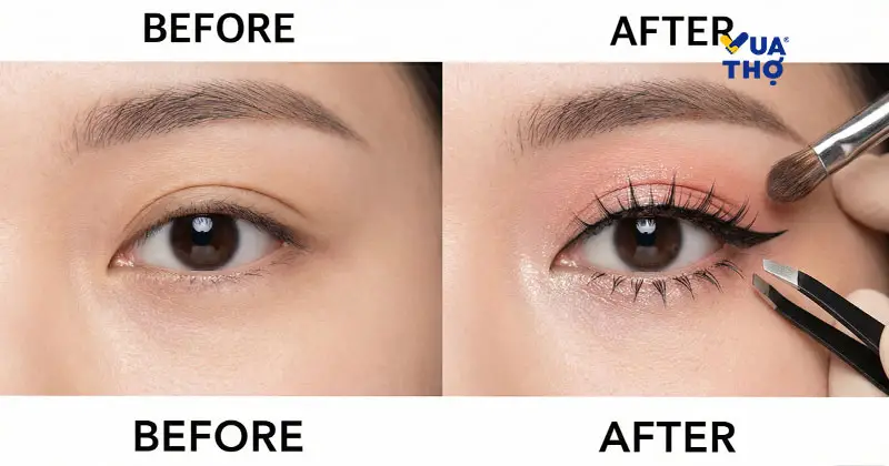 c&aacute;ch kẻ mắt phong c&aacute;ch makeup douyin