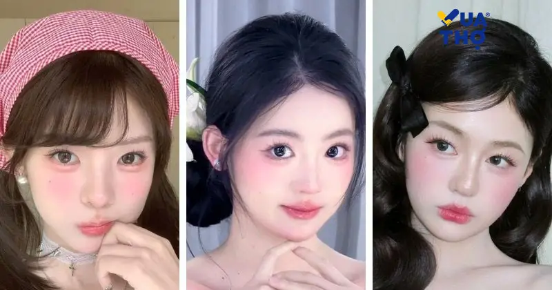 makeup douyin hồng lạnh