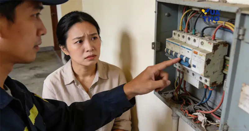 nhận biết thợ vẽ bệnh khi sửa chữa điện nước