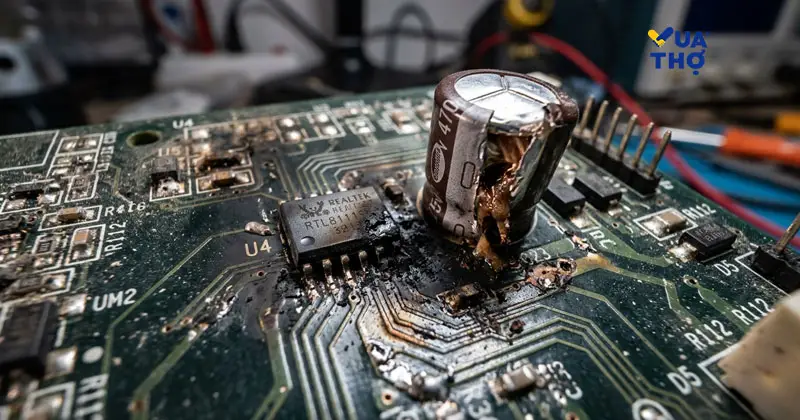 Nguyên nhân gây hỏng hóc chập cháy bo mạch điều hòa máy lạnh.