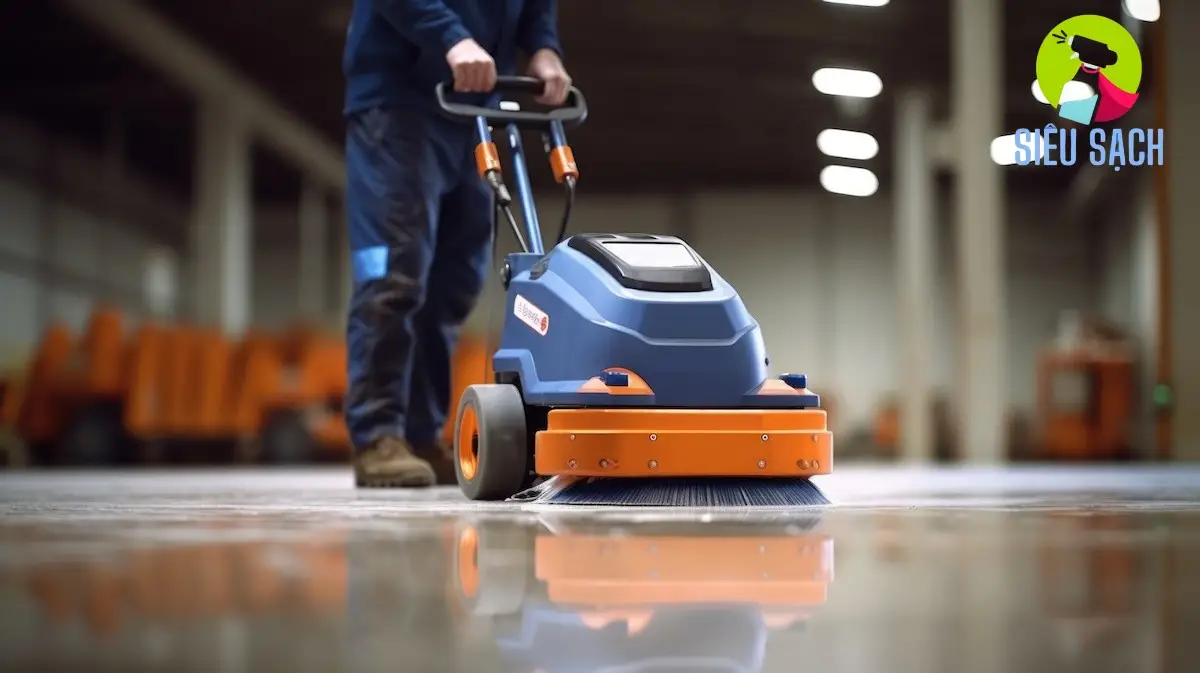 Khái quát về máy lau sàn công nghiệp và những điều cần biết 2 Khái quát về máy lau sàn công nghiệp