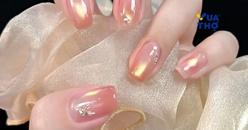 mẫu nail tết 2026 douyin