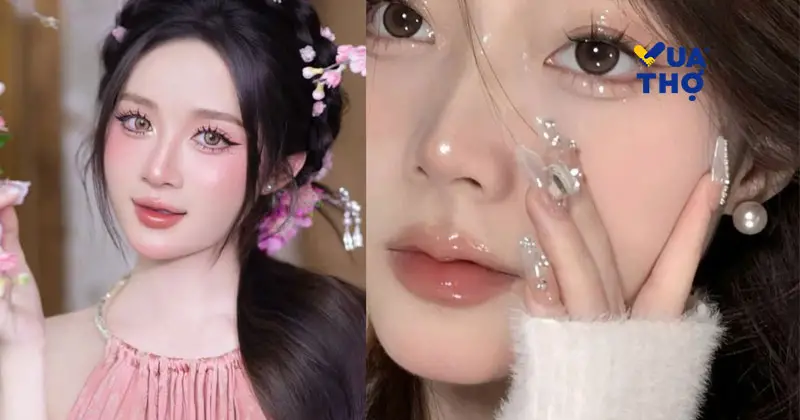 layout makeup cổ điển