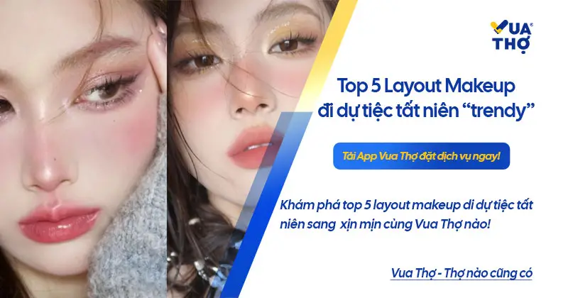 tone makeup đỏ hồng đi dự tiệc tất ni&ecirc;n