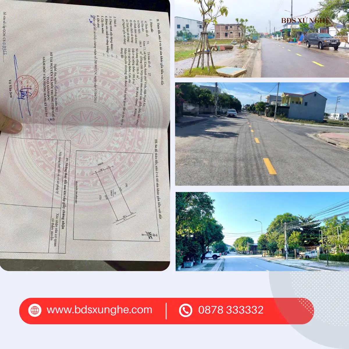Lô Đất Đấu Giá Mặt Đường Nhân Nghĩa Nghi Kim, TP. Vinh!