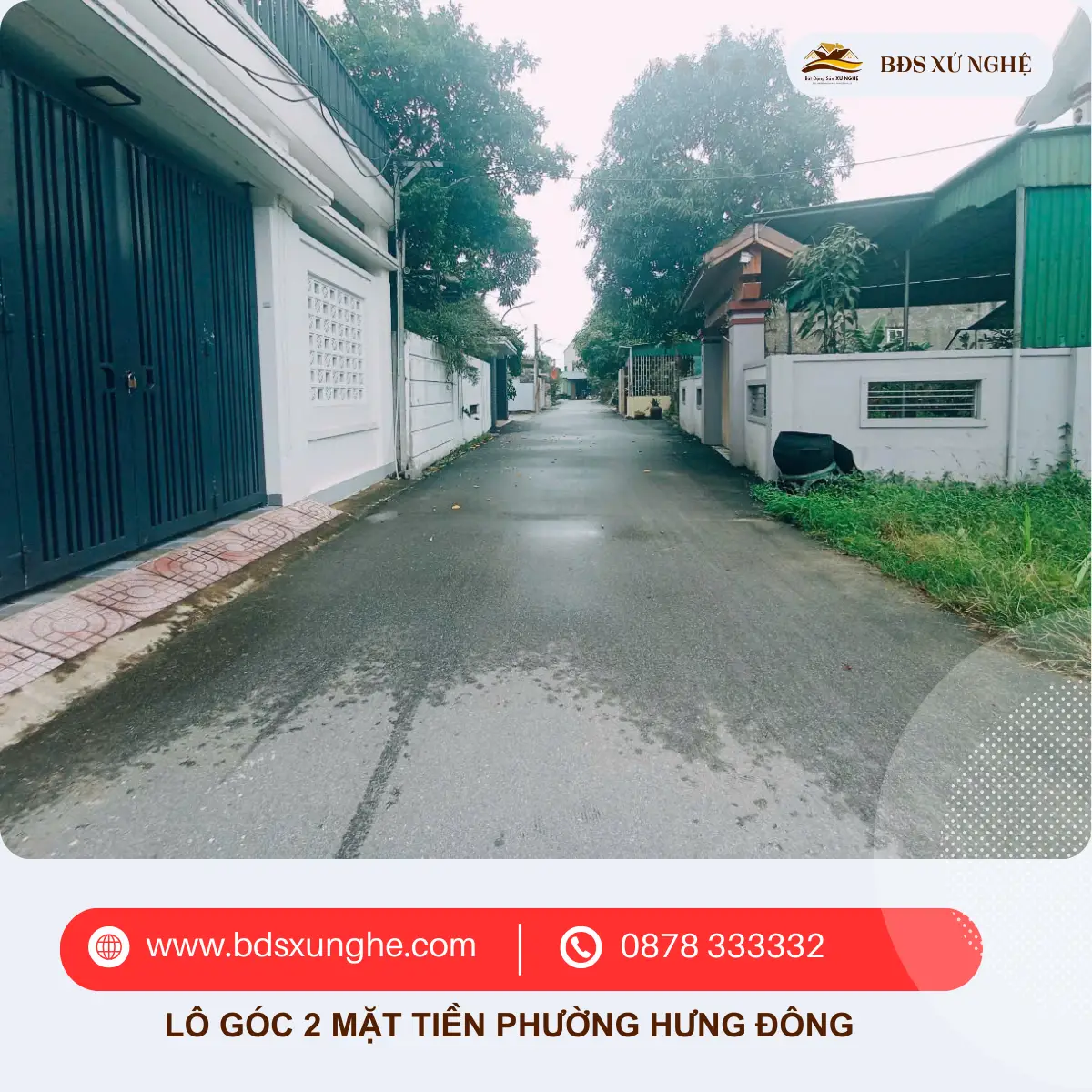 Lô góc 2 mặt tiền phường Hưng Đông