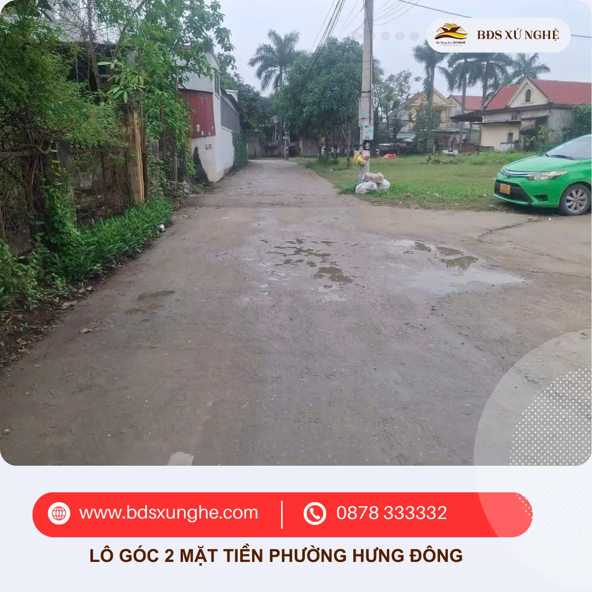 Lô góc 2 mặt tiền phường Hưng Đông