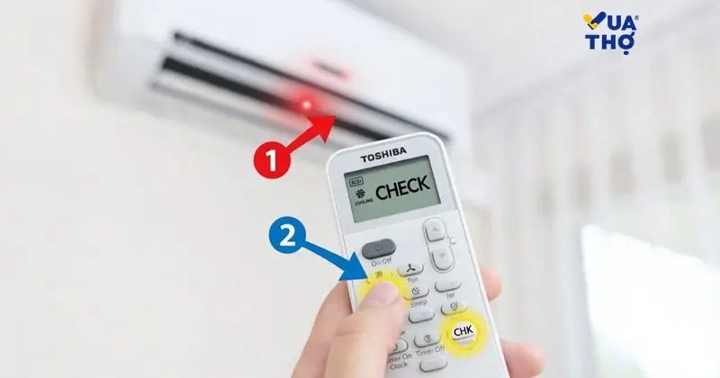 cách kiểm tra mã lỗi máy lạnh toshiba