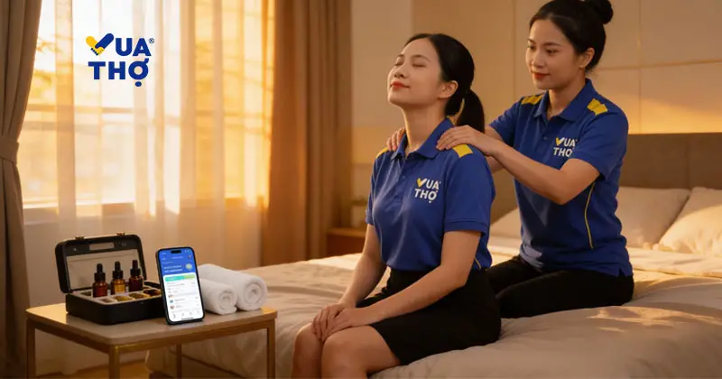 Dịch vụ massage tại nh&agrave; TPHCM chuy&ecirc;n nghiệp với đội ngũ kỹ thuật vi&ecirc;n tay nghề cao