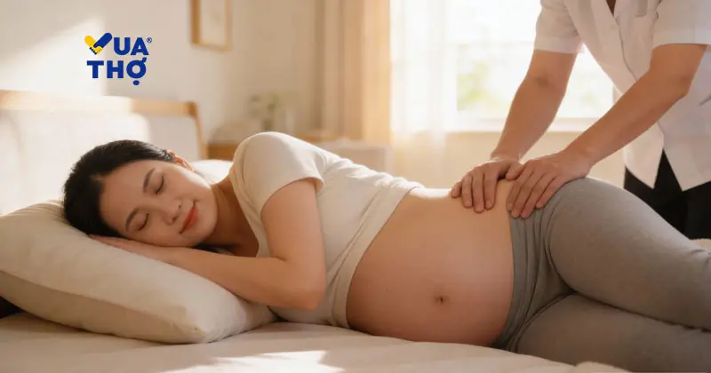 massage tại nh&agrave; tphcm cho mẹ bầu