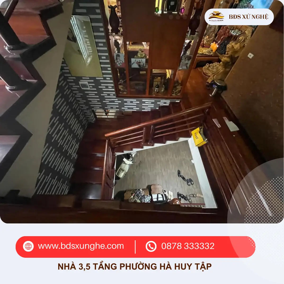 Nhà 3,5 tầng Hà Huy Tập mặt đường Trung Yên
