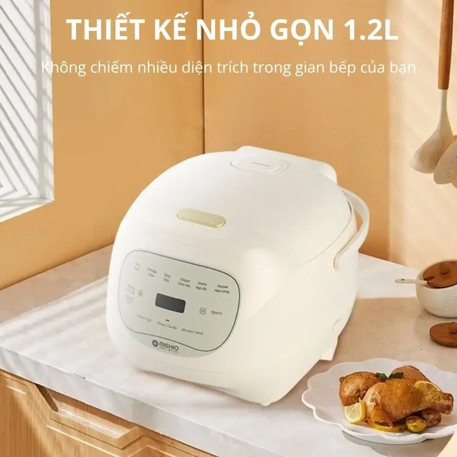 Nồi cơm lòng sứ dưỡng sinh Mishio