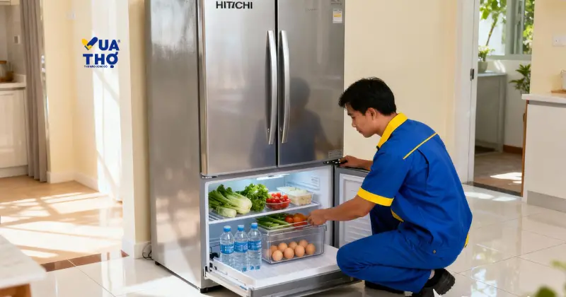 hình ảnh thợ sửa tủ lạnh Hitachi ngăn dưới không mát tận nơi hiệu quả  sua-tu-lanh-Hitachi-ngan-duoi-khong-mat-khac-phuc-su-co-nhanh-chong-hieu-qua