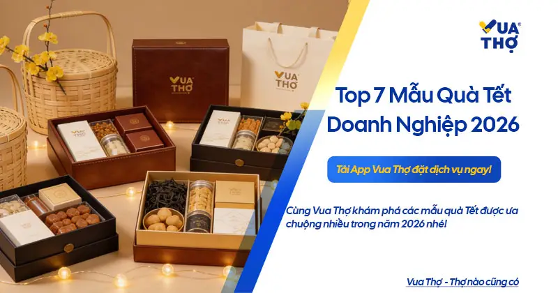 Top 7 mẫu qu&agrave; Tết doanh nghiệp dẫn đầu xu hướng năm B&iacute;nh Ngọ 2026.