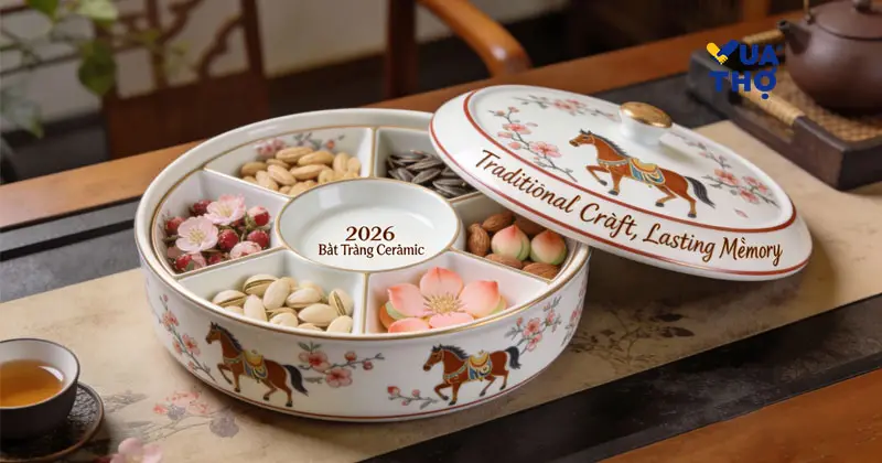 qu&agrave; tết doanh nghiệp 2026 b&aacute;t tr&agrave;ng gốm