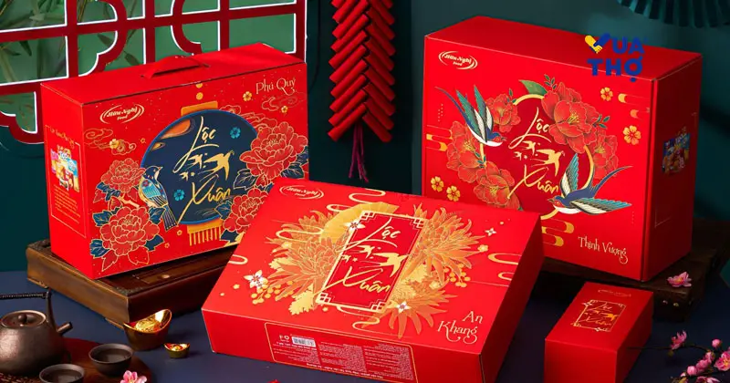 qu&agrave; tết doanh nghiệp 2026 hộp giấy