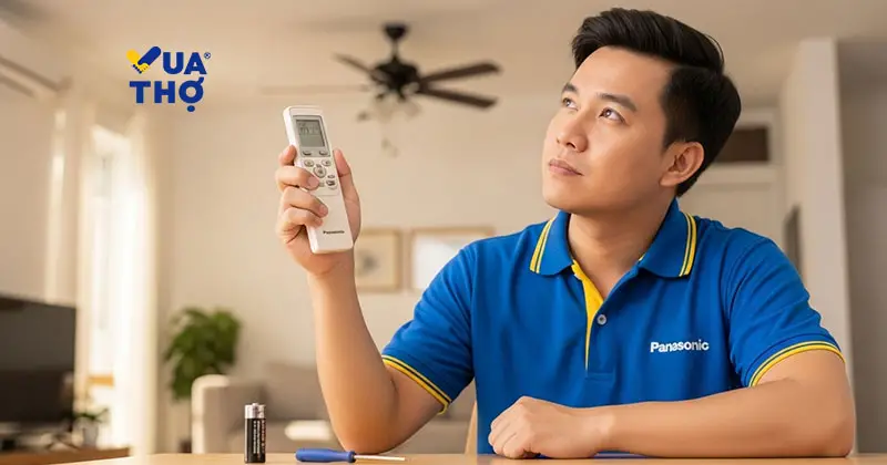 sua-chua-quat-tran-panasonic-remote