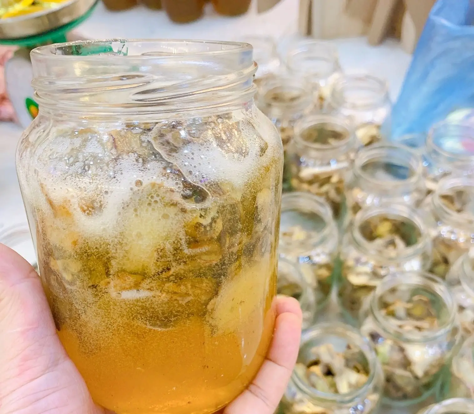 Tam thất tươi ngâm mật ong có tác dụng gì? Tam thất tươi ngâm mật ong có tác dụng gì?