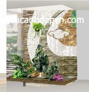 Thi công tiểu cảnh giếng trời - Biến không gian sống trở nên thẩm mỹ và thư giãn hơn