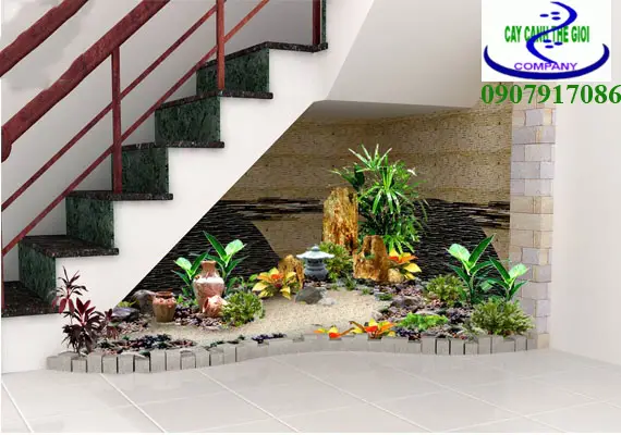 Tiểu Cảnh Cầu Thang Đơn Giản - Xu Hướng Thiết Kế Hiện Đại và Tinh Tế Cho Mọi Không Gian