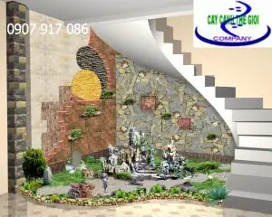 Tiểu Cảnh Góc Cầu Thang - Biến Hóa Không Gian Sống Thêm Sinh Động và Đầy Sức Sáng Tạo